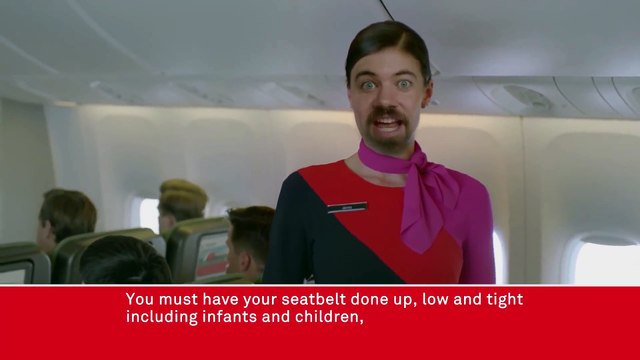 Il ajoute sa tête dans la vidéo de présentation de Qantas Airlines !
