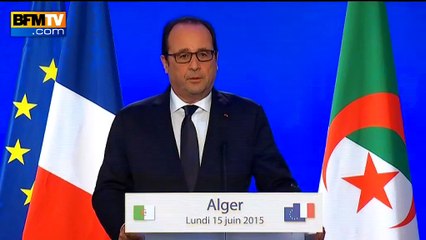 Hollande souligne "la très grande maîtrise intellectuelle" de Bouteflika