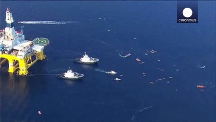 Greenpeace намагався зупинити бурову платформу Shell