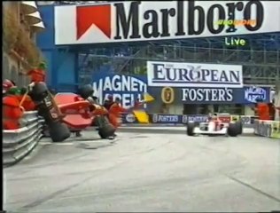 GP Monaco 1992 Ivan Capelli Crash