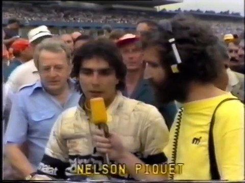 F1 German GP 1981 Winner Nelson Piquet Interview
