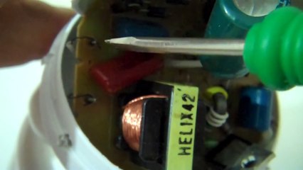 DIY #2 Reparar lampara bajo consumo