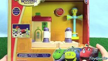 Chuggington Trains Crossing Platform Wooden Version with Wilson Koko Brewster ToyGenie