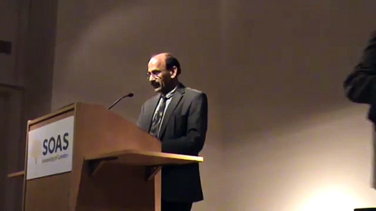 Ehsan Sehgal reading essay at SOAS University of London.