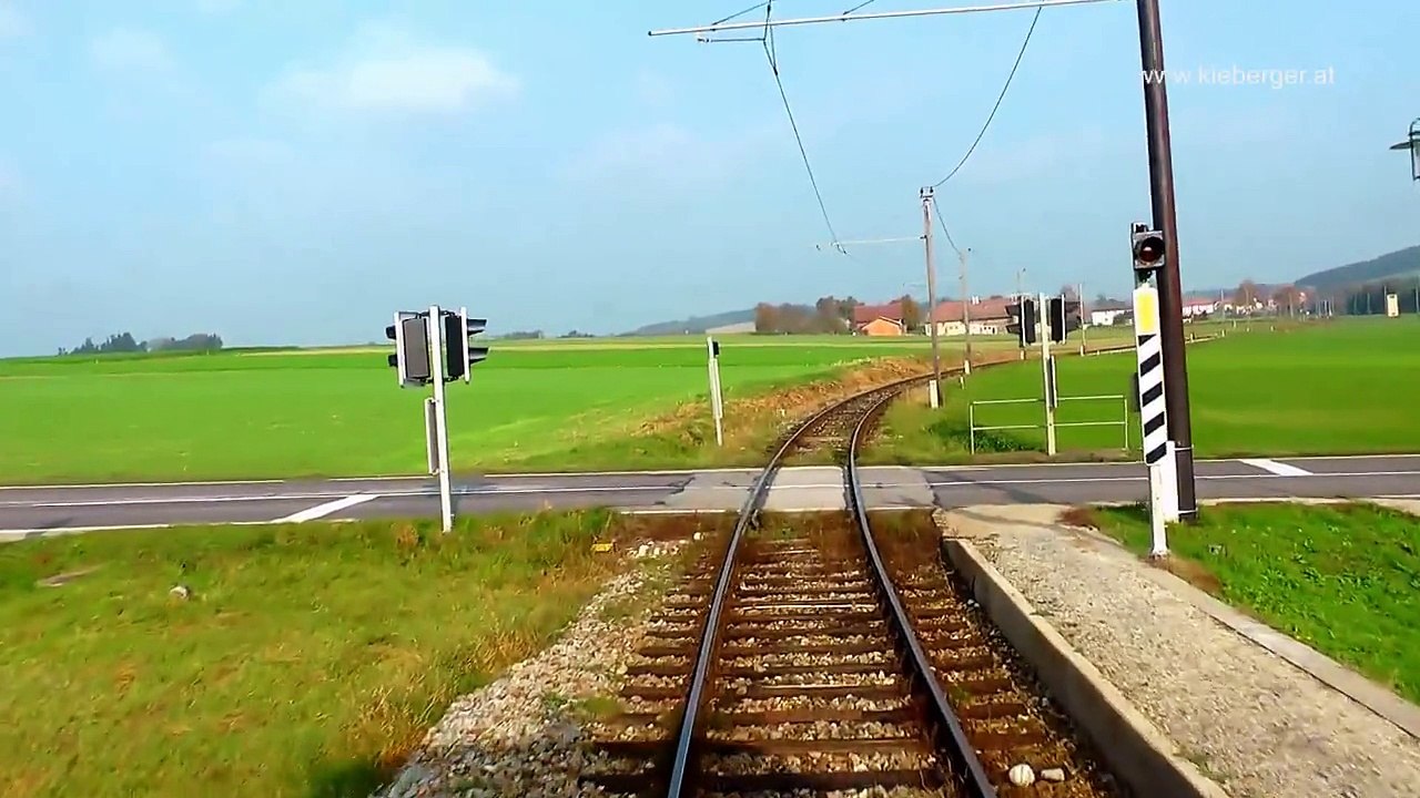 die "alte LILO-Bahn" - Führerstandsmitfahrt von Neumarkt-Kallham nach Waizenkirchen