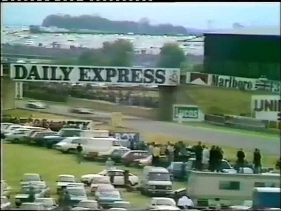 F1 British GP 1981 Gilles Villeneuve Crash