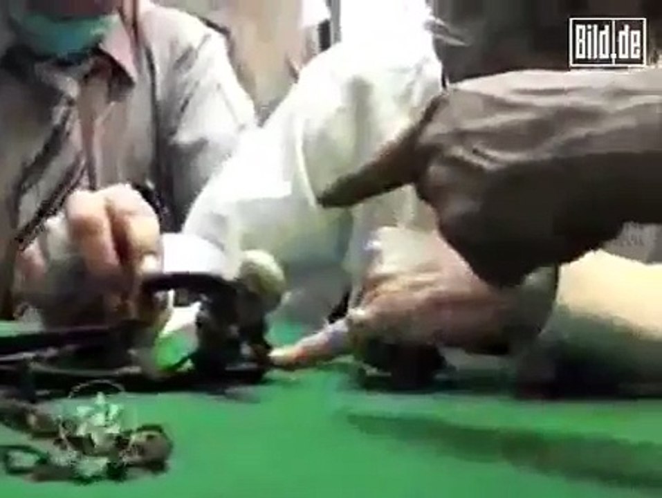 alien baby caught in mouse trap