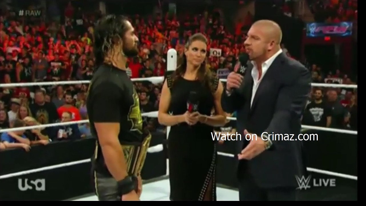 WWE RAW 6 15 15 BROCK LESNAR IS BACK RAW June 15 2015 HD