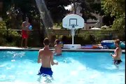 Pool Basketball Trick Shots/Dunks