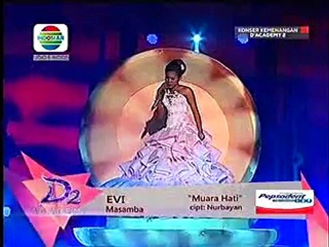 Muara Hati single Perdana Evi Masamba live Konser kemenangan D' Academy 12 juni 2015