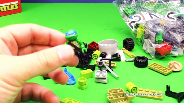 TEENAGE MUTANT NINJA TURTLES Nickelodeon TMNT Lego Junior Set a TMNT Video Toy Review