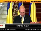 Reactia lui Traian Basescu la lovitura de stat a USL, 3 iulie 2012