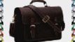 Genuine Leather Business Laptop Briefcase Travel Casual Crossbody Messenger Bag
