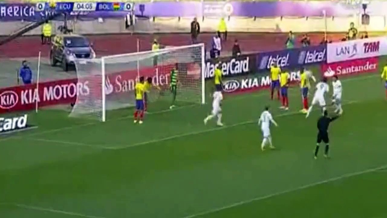 Gol de Sebastian Gamarra 0-1  Ecuador vs  Bolivia 15/06/2015 Copa America