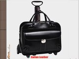 McKleinUSA LAKEWOOD Leather Fly-Through Checkpoint-Friendly Detachable-Wheeled Ladies Briefcase