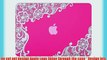 Kuzy - Retina 13-inch Lace Neon PINK Rubberized Hard Case for MacBook Pro 13.3 with Retina
