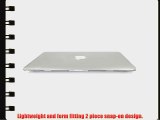 Macally Clear HardShell Scratch Resistant Protective Snap-On Case for 11-Inch MacBook Air (AIRSHELL11)