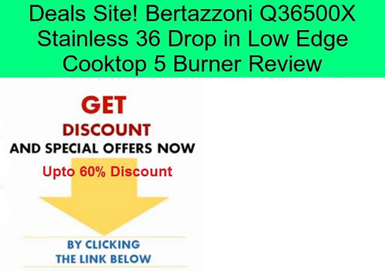 Bertazzoni Q36500x Stainless 36 Drop In Low Edge Cooktop 5 Burner