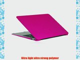 Incipio MacBook 11-inch feather Ultralight Hard Shell Case - Matte Iridescent Pink