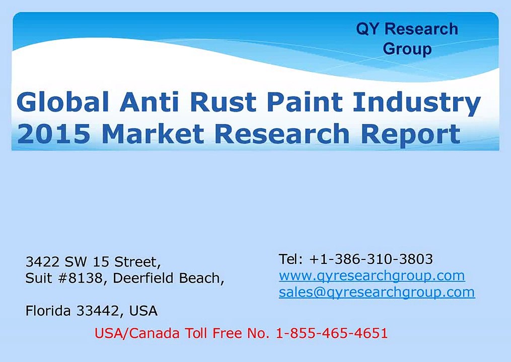 Global_Anti_Rust_Paint_Industry_2015_Market_Resear