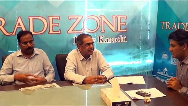 Ikram Rajput (Vice President FPCCI) & Shahnawaz Ishtiaq (Vice President FPCCI) discussing @Trade Zone Forum