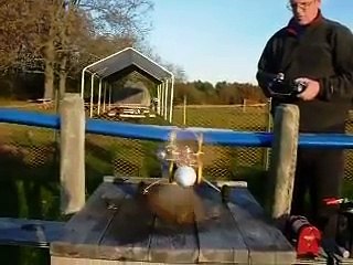 First time solo R/C RC airplane trainer flight.