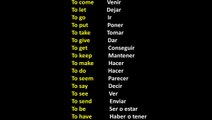 Los verbos básicos en inglés