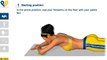 Pilates exercises: Prone Leg Lift Alternated
