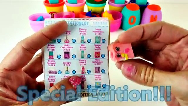 Play-Doh Season 3 Shopkins Ultra Rare Polished Pearl Surprise Eggs Plastiline Huevos Sorpresa DCTC