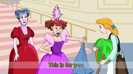 Happy birthday! (Cinderella)  -   English for Kids, people