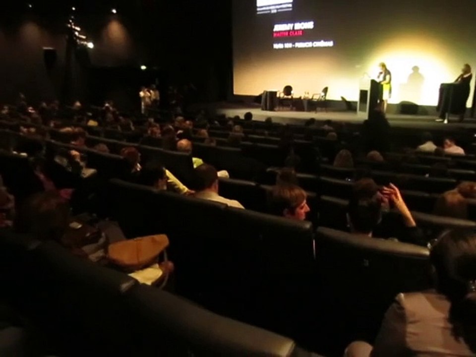 Master Class de Jeremy Irons, Champs-Elysées Film Festival, 15 juin 2015, Paris
