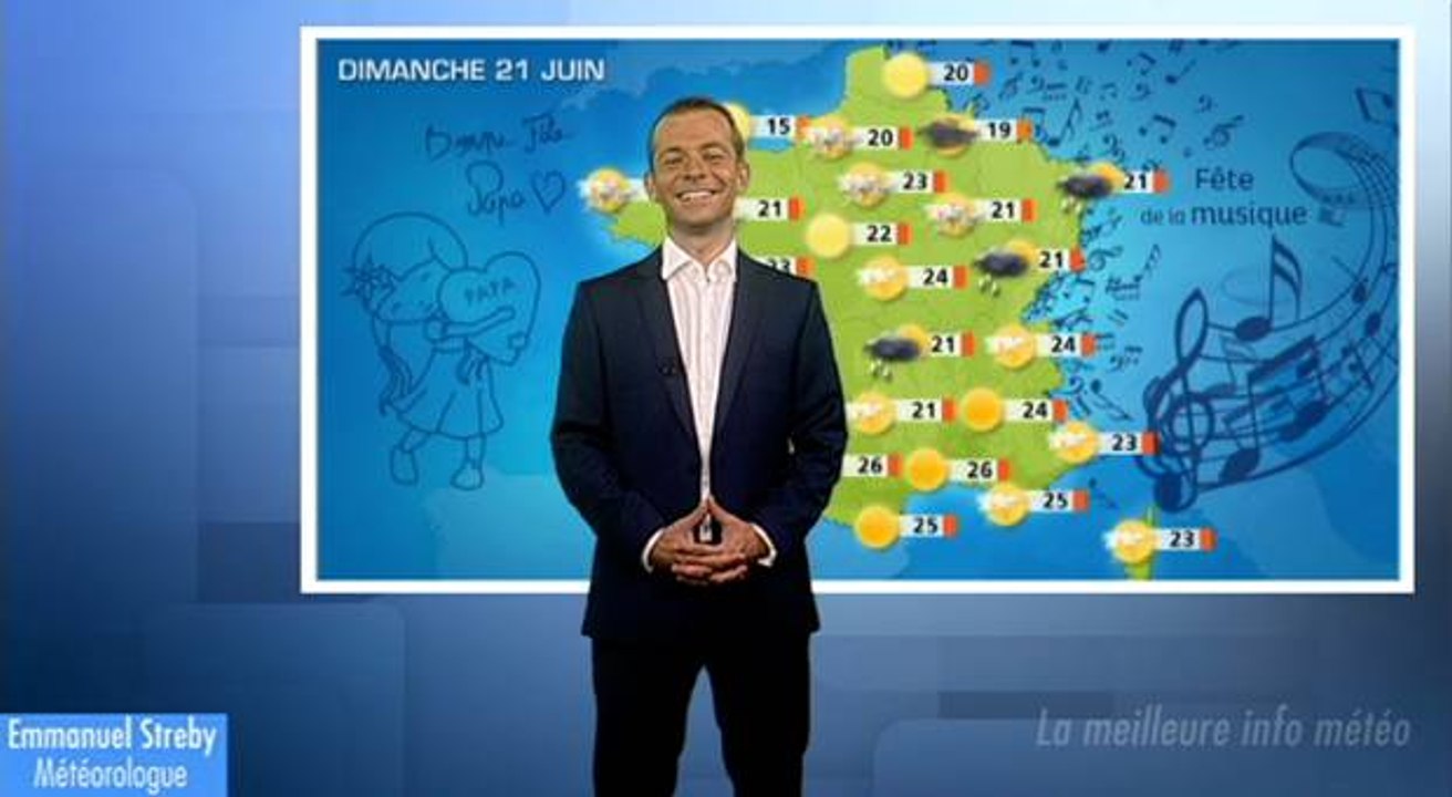 Météo en France : fête de la musique et fête des pères