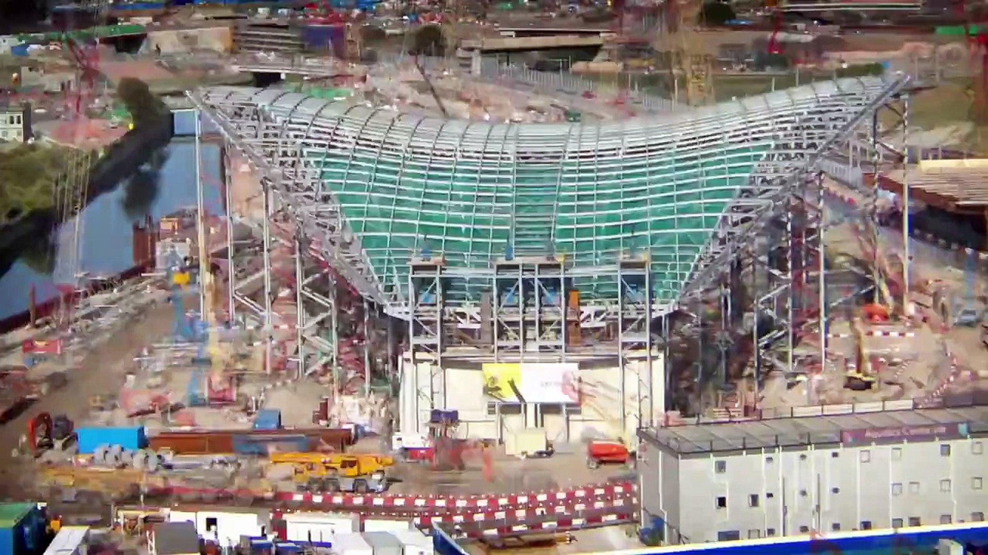 Timelapse of the Aquatics Centre