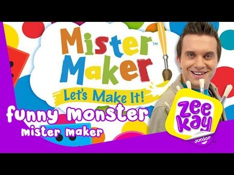 Funny Monster Puppet | Mister Maker | ZeeKay Junior