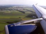 British Airways A320 landing in Munich (MUC/EDDM) runway 08L