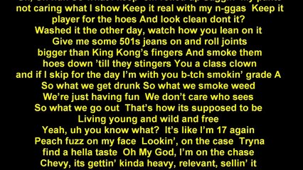 Wiz Khalifa- Young, Wild and Free *Lyrics*
