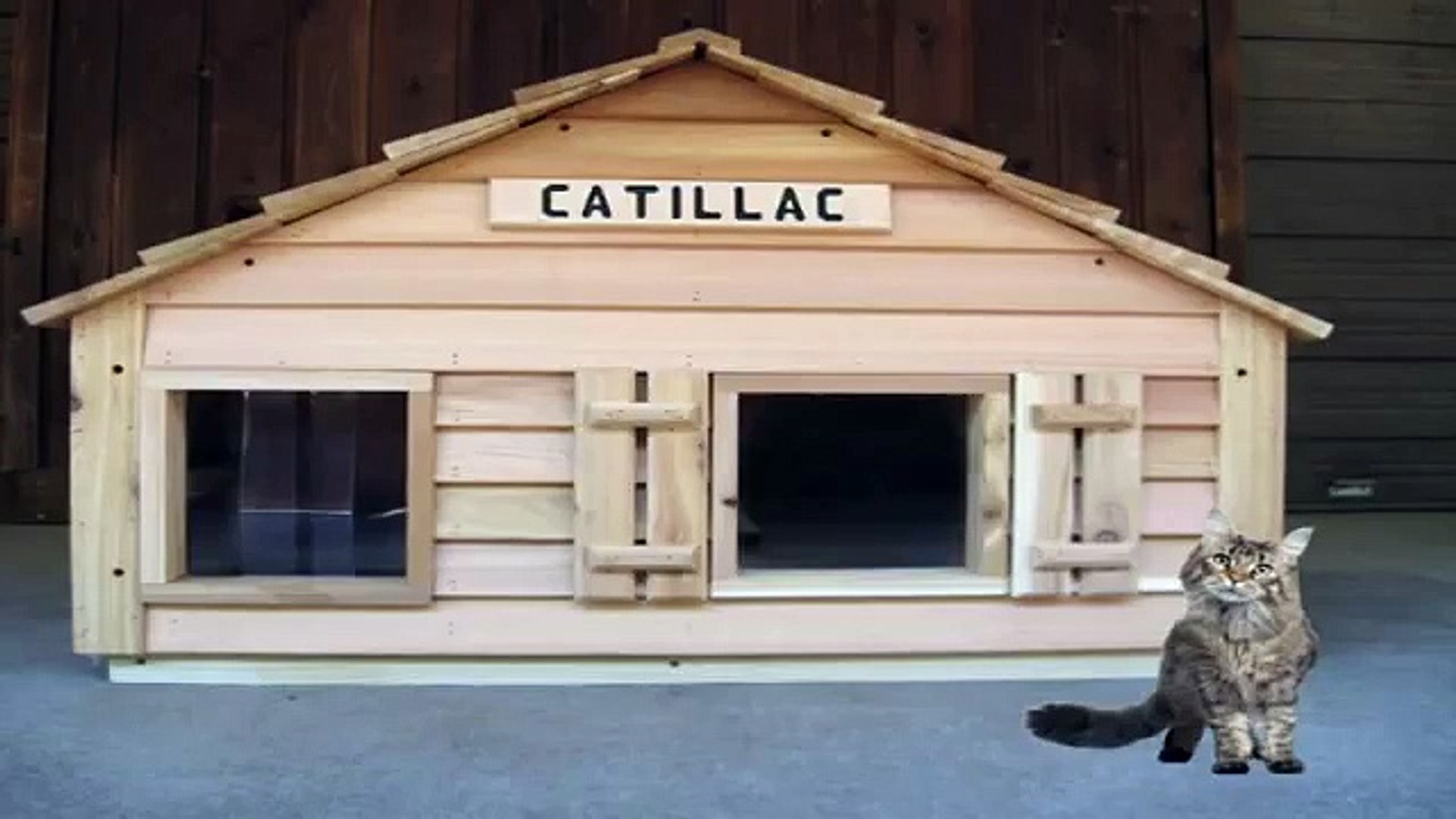 ⁣Outside Cat House - An Outdoor Cat Shelter for Cats