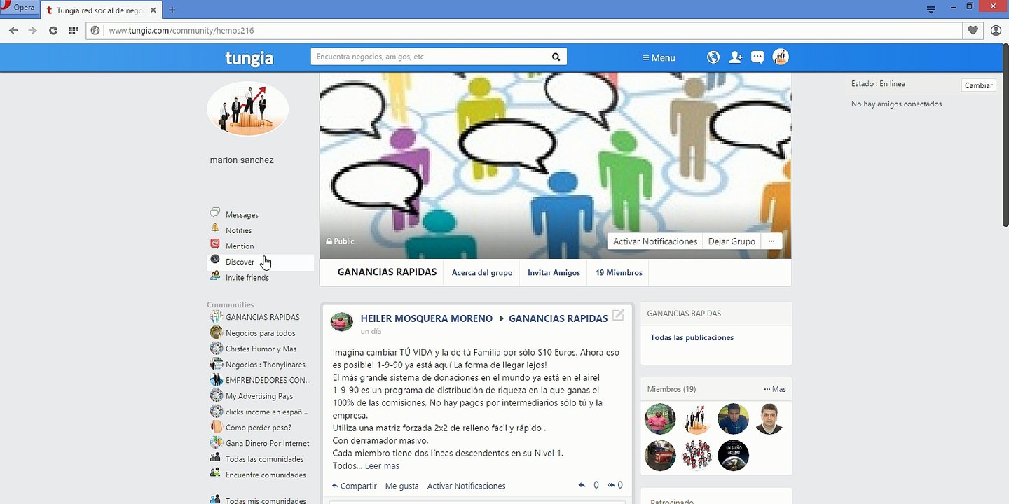nueva red social de negocios tungia