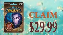 World of Warcraft 60 day Subscription gift card online generator free with Proof 2015 method
