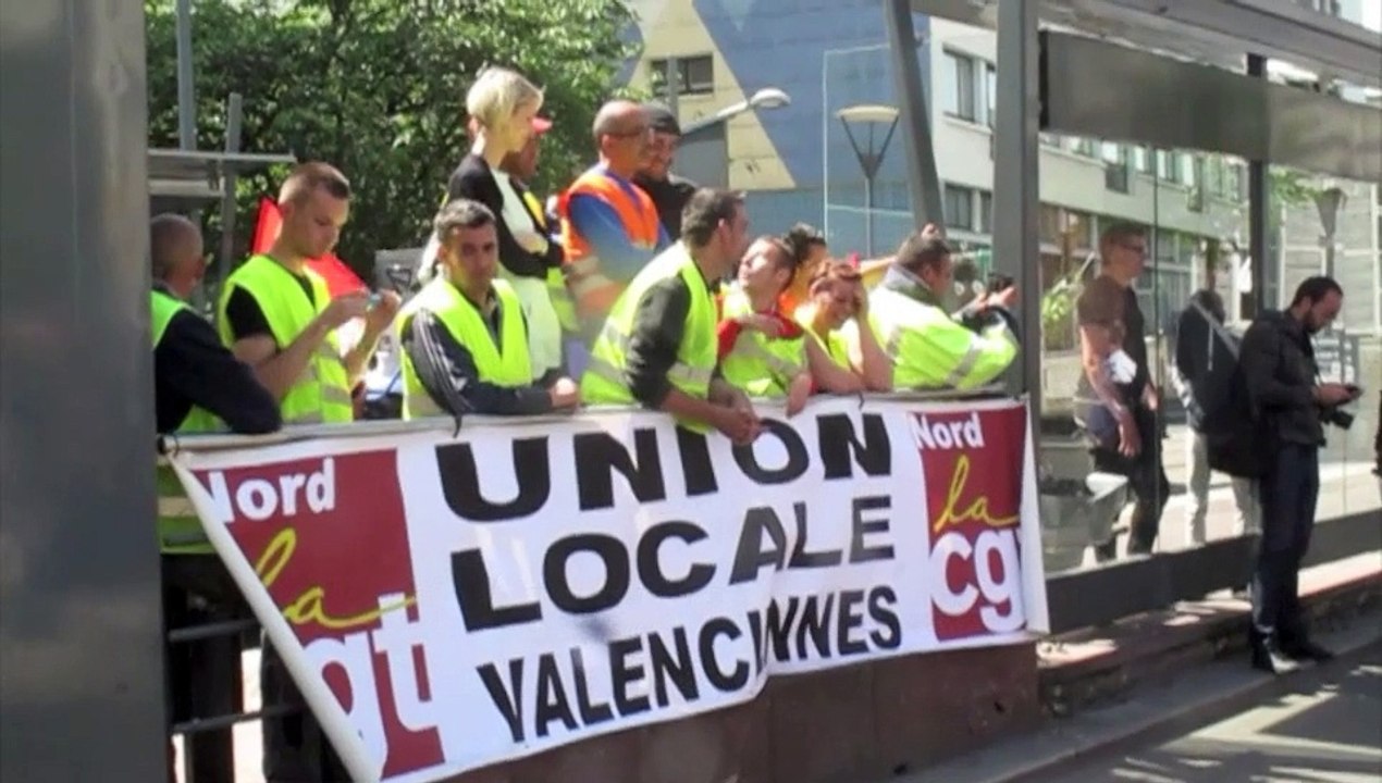 Manifestation à Valenciennes en soutien à l'Ageval
