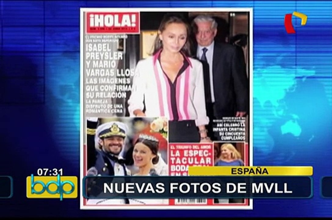 Nuevas fotografías: Mario Vargas Llosa habría sido captado saliendo de casa de Preysler