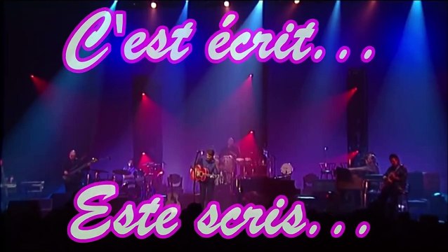 Francis Cabrel - C'est écrit ( Sous titres ; traducere romana )