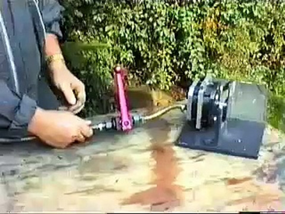 New rotary piston machine as an air engine