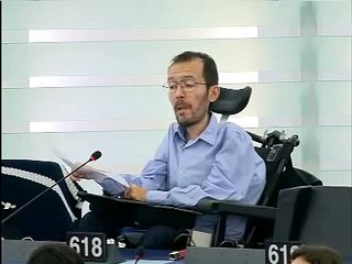 Pablo Echenique (Podemos): "La UE no es como los Lannister, no paga sus deudas"