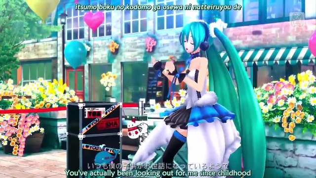 [HD] [Hatsune Miku] Words of Love [Project DIVA F 2nd] English/Romaji subs