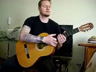Blue memories - classic guitar bridge