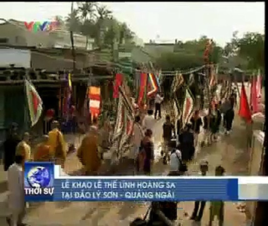Bản tin thời sự VTV nói về Lễ khao lề thế lính Hoàng Sa 2010