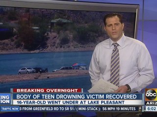 Body of teen boy found at Lake Pleasant