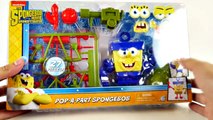Spongebob Pop-A-Part Invincibubble SGT. Squarepants Sponge Out Of Water Play Doh Toy Batman