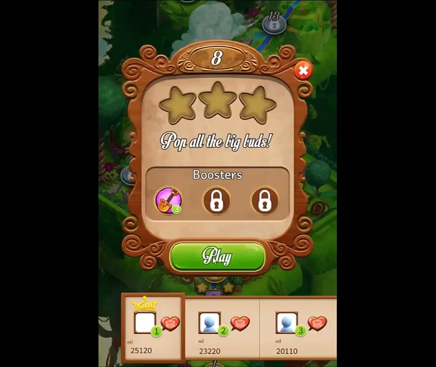 Blossom Blast Saga Level 8